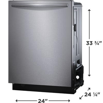 Frigidaire Gallery 24 inch 45 dB Dishwasher with Hidden Controls and Third Rack