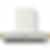 La Cornue 35 inch 600 CFM Chimney Hoodfan with Polished Brass Detail