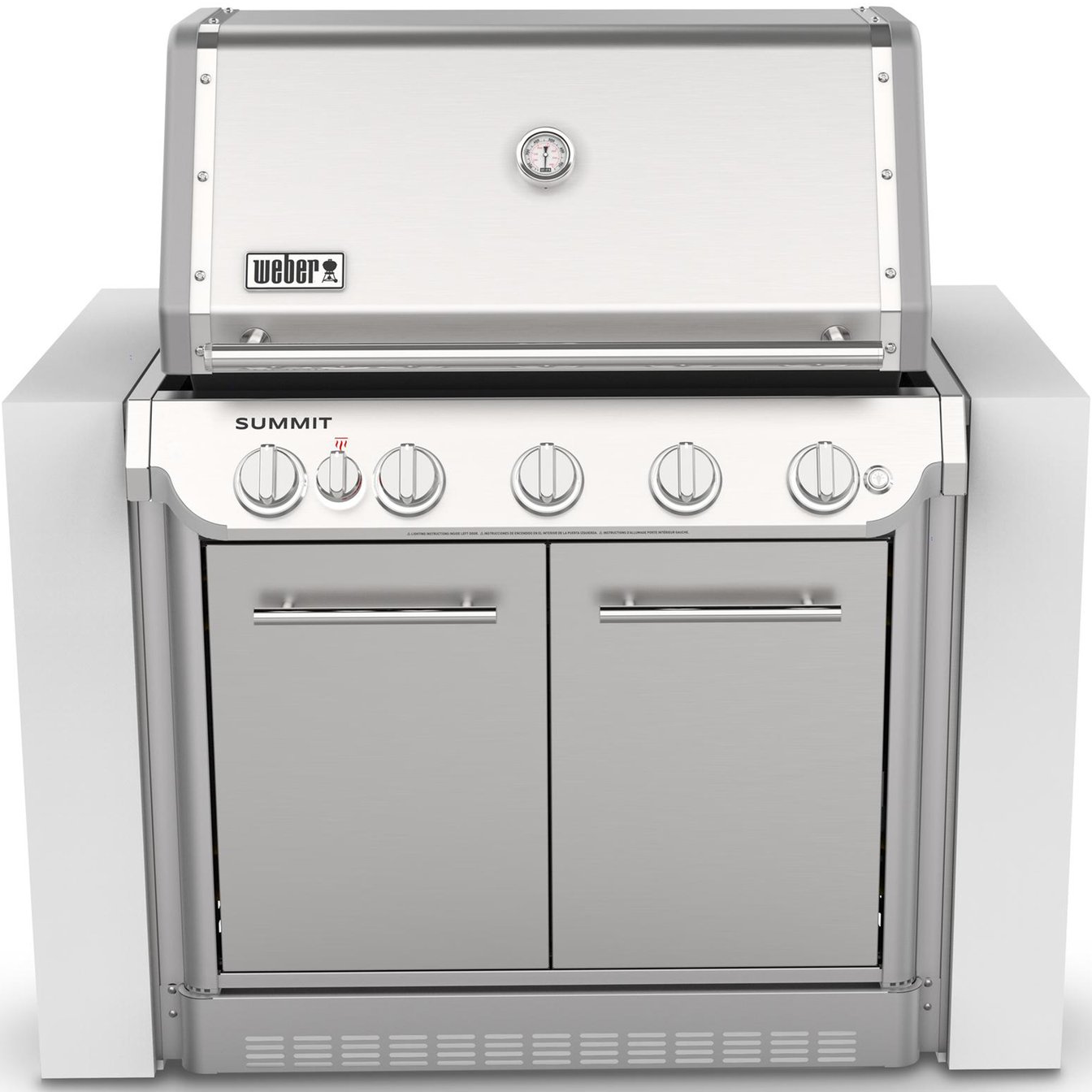 Weber Summit SB38 S Built-in 5 Burner Natural Gas BBQ Grill