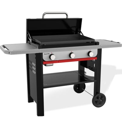 Weber Slate Freestanding 3 Burner Liquid Propane Flat-top BBQ Griddle