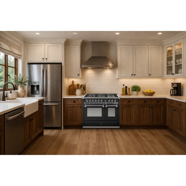 Steel Cucine 48 inch Double Oven Gas Range