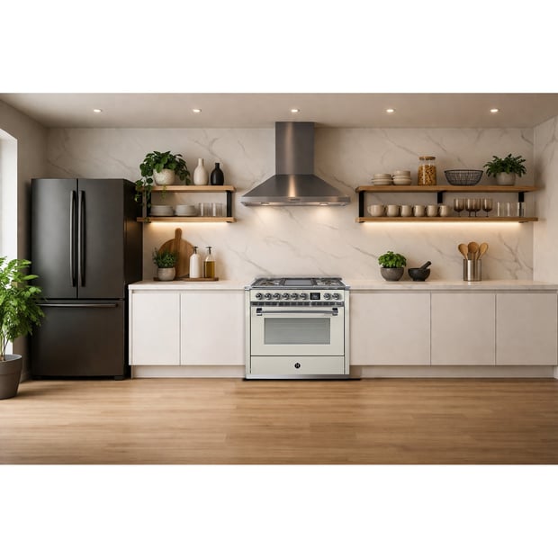 Steel Cucine 36 inch Single Oven Gas Range