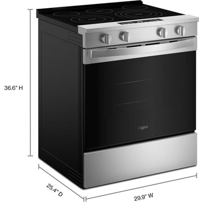Whirlpool 30 inch Single Oven Electric Range