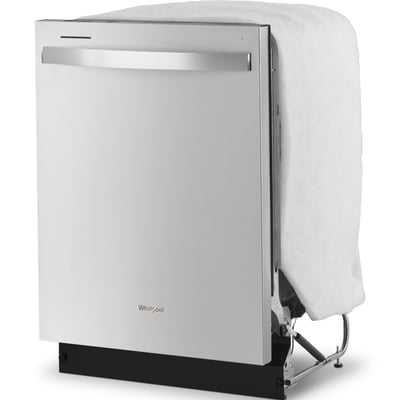 Whirlpool 4 Cycle Dishwasher with Hidden Controls