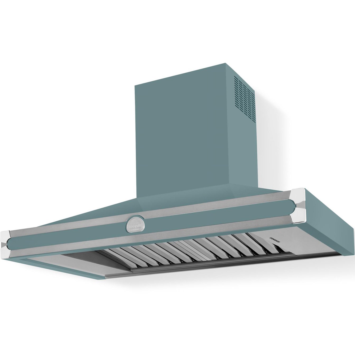 La Cornue 43 inch 600 CFM Chimney Hoodfan with Polished Chrome Detail