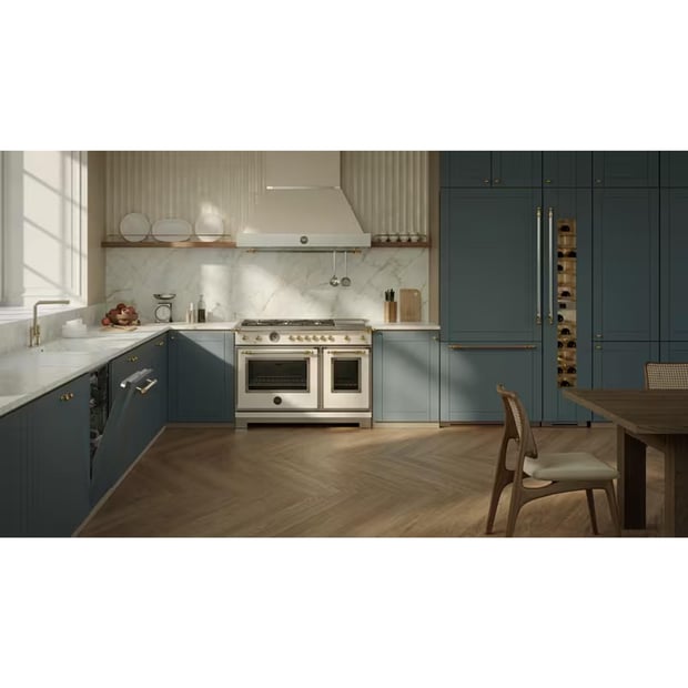 Bertazzoni 48 inch Double Oven Dual Fuel Range