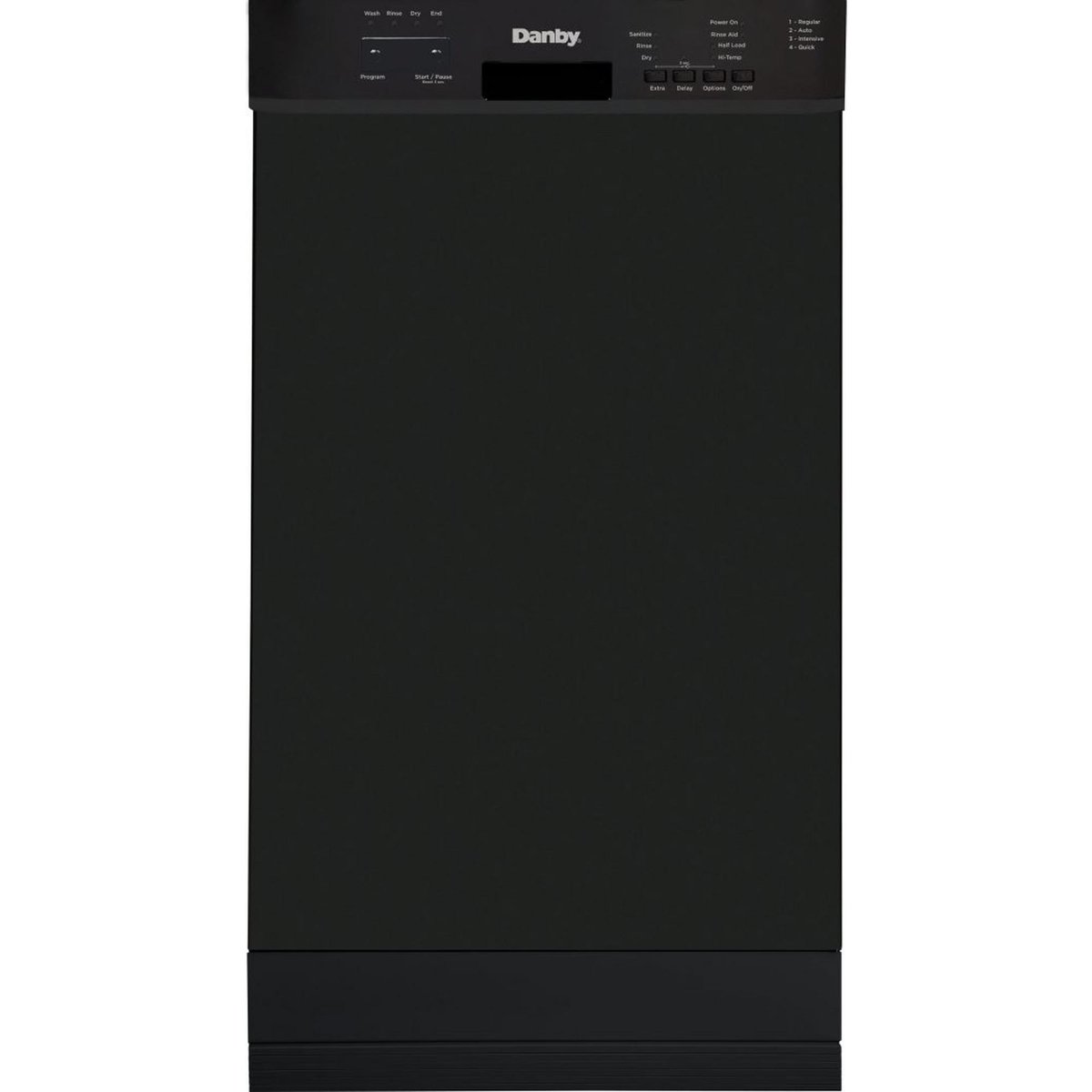 Danby 18" Wide Built-in Dishwasher in Black