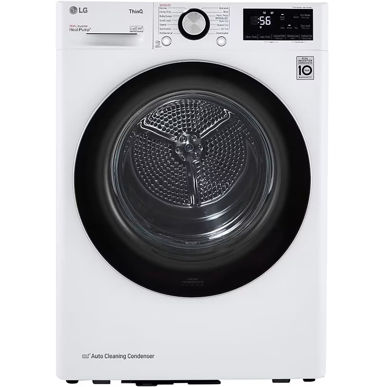 LG 4.2 cu.ft. Stackable Heat Pump Dryer
