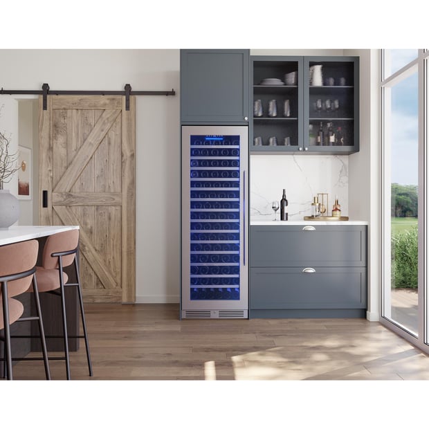 Zephyr Freestanding or Built-in 24 inch 14.9 cu.ft. Wine Cooler