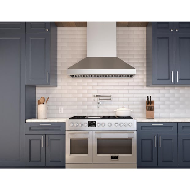 Zephyr 48 inch 750 CFM Wall-Mount Chimney Ventilation Hoodfan