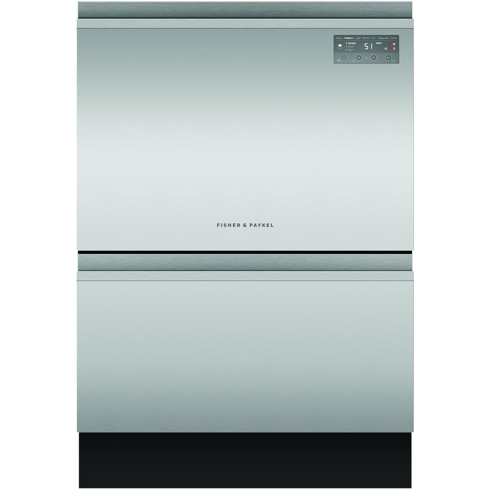 Fisher & Paykel 7 Cycle Double DishDrawer™ Dishwasher with Front Controls