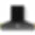 La Cornue 35 inch 600 CFM Chimney Hoodfan with Polished Brass Detail