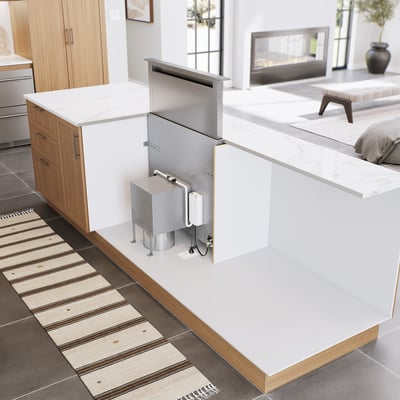 Zephyr Treviso 36 inch 600 CFM Downdraft Hoodfan