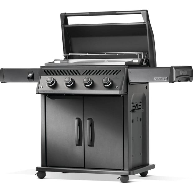 Napoleon Rogue PRO Phantom Freestanding 4 Burner Liquid Propane Flat-top BBQ Griddle