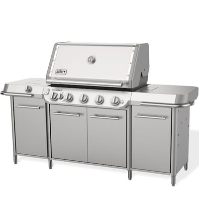 Weber Summit GC38 S Freestanding 5 Burner Liquid Propane BBQ Grill Center