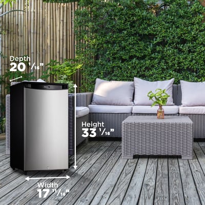 Danby Free-standing 18 inch 3.3 cu.ft. Compact Bar Refrigerator