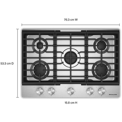 KitchenAid 30 inch Gas Cooktop