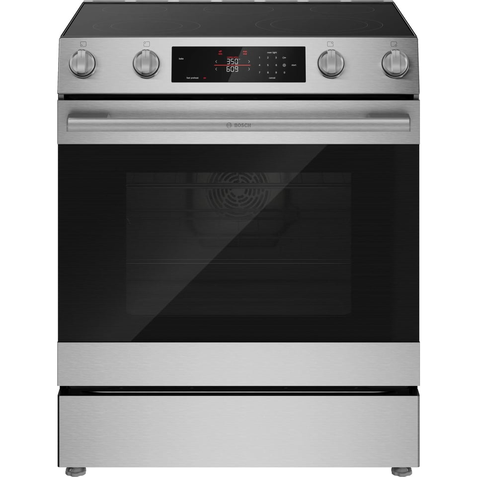 Bosch 30 inch Smooth-top Single Oven Electric Range with Convection