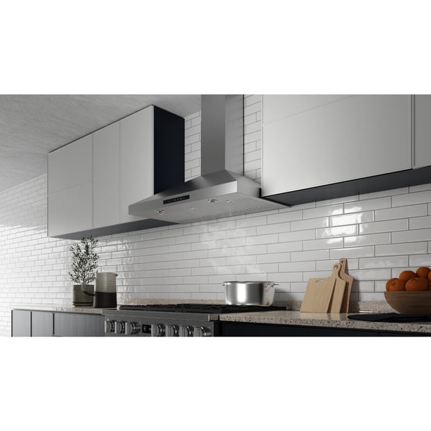Aura 30 inch 600 CFM Wall-Mount Chimney Hoodfan