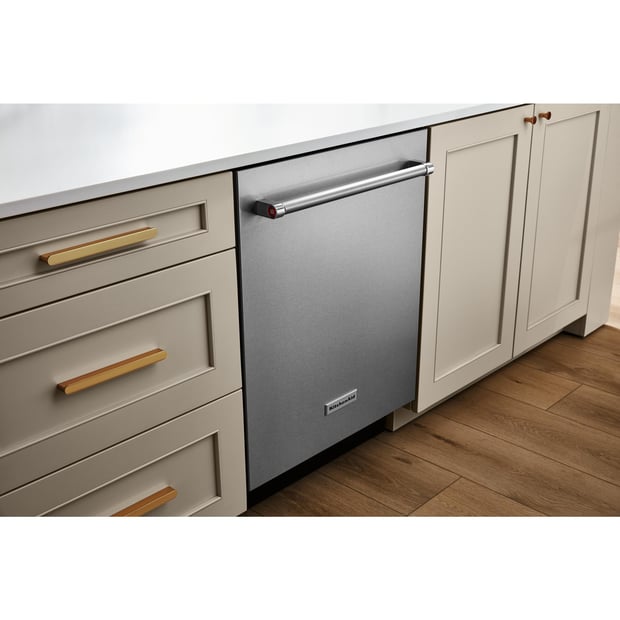 KitchenAid 5 Cycle Dishwasher with Hidden Controls