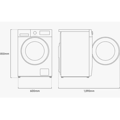 Samsung 2.9 cu.ft. Stackable Front Load Steam Washer