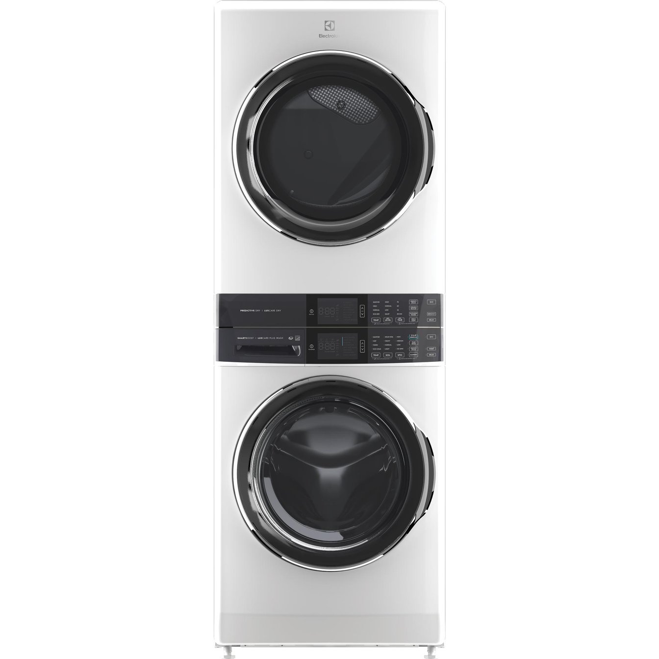 Electrolux Laundry Tower™ 5.2 cu.ft. Front Load Washer and 8 cu.ft. Electric Dryer Laundry Center