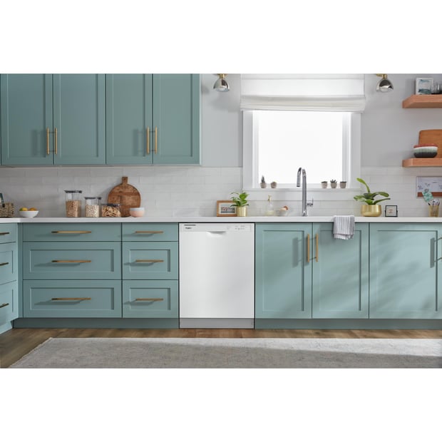 Whirlpool 3 Cycle Dishwasher with Hidden Controls