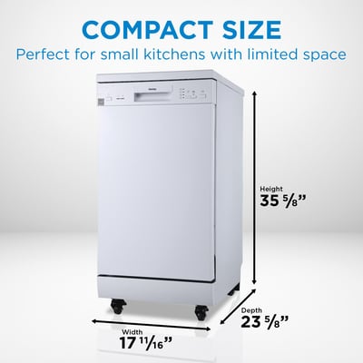 Danby 4 Cycle Dishwasher with Front Controls