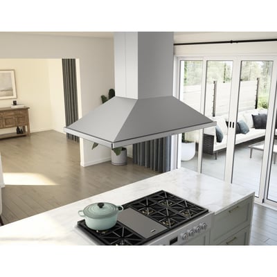 Zephyr 42 inch 1200 CFM Island Ventilation Hoodfan