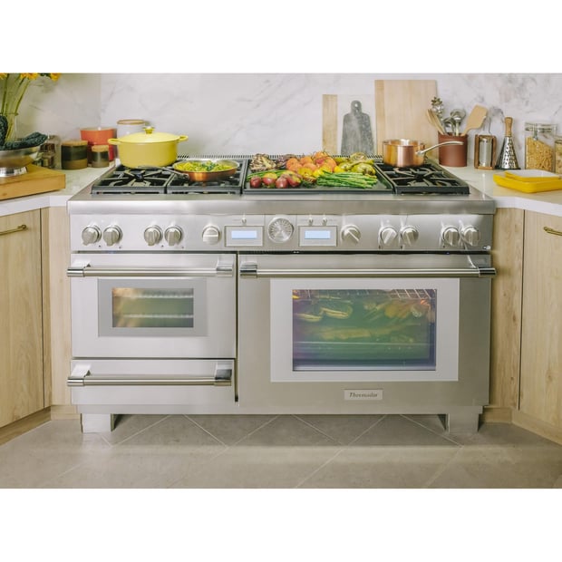 Thermador 60 inch Double Oven Dual Fuel Range