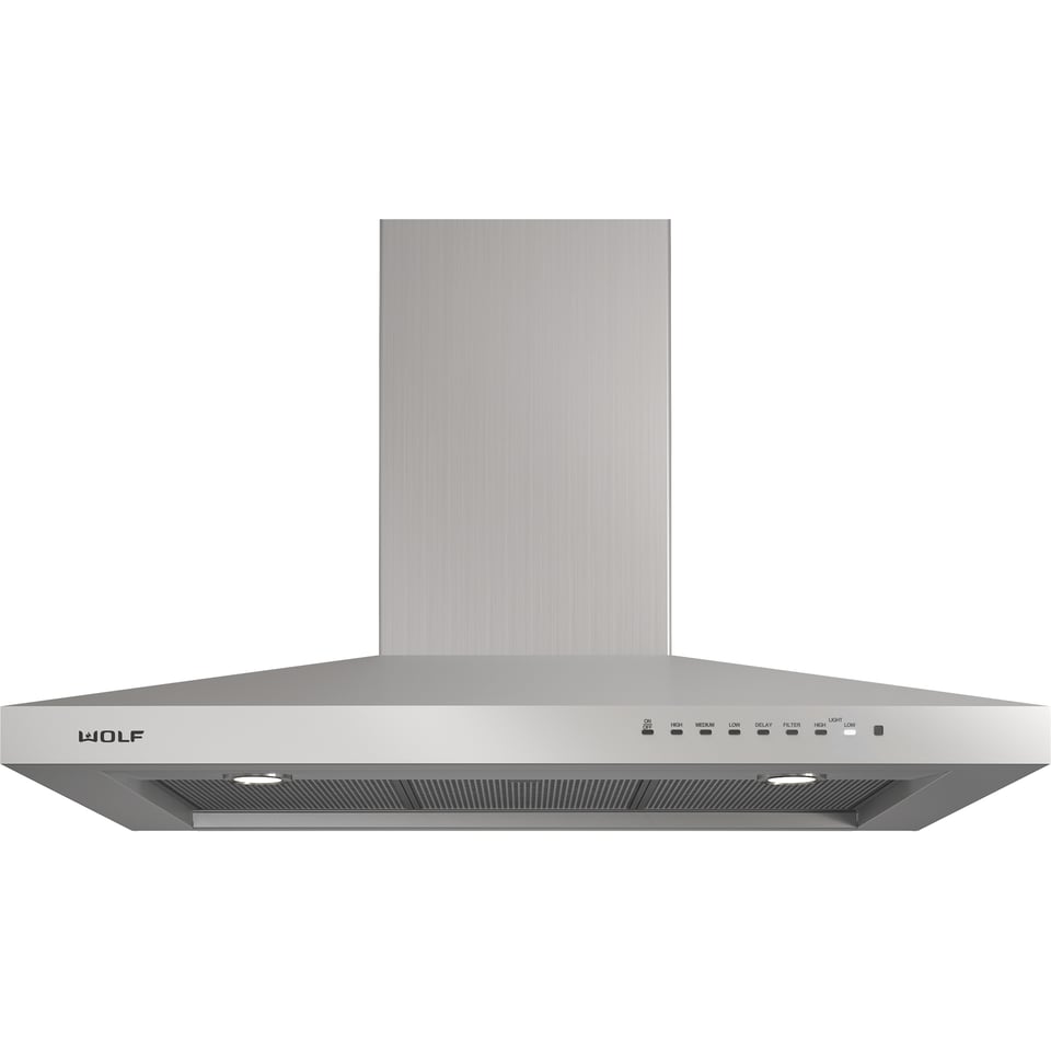 Wolf 36 inch Wall-Mount Chimney Ventilation Hoodfan