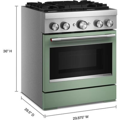 KitchenAid 30 inch Single Oven Dual Fuel Range