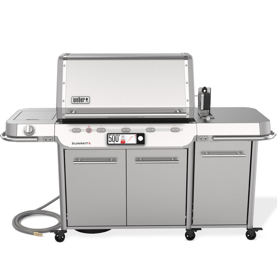 Weber Summit FS38X S and FS38X E Freestanding 5 Burner Natural Gas BBQ Grill