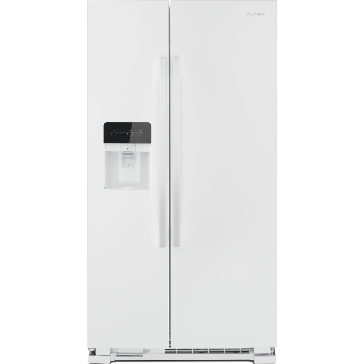 Amana 33-inch Side-by-Side Refrigerator with Dual Pad External Ice and Water Dispenser ASI2175GRW