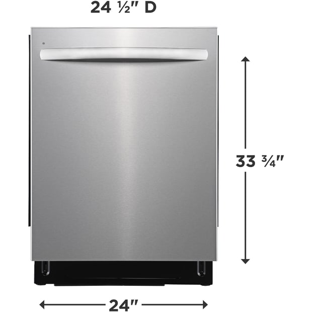 Frigidaire 5 Cycle Dishwasher with Hidden Controls