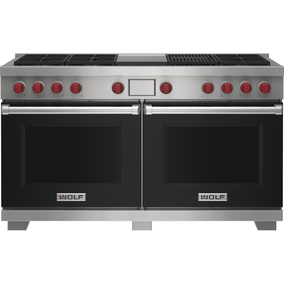 Wolf 60 inch Double Oven Dual Fuel Range