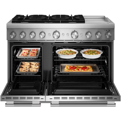 KitchenAid 48 inch Double Oven Dual Fuel Range