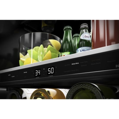 KitchenAid Freestanding or Built-in 24 inch 4.89 cu.ft Beverage Centre