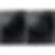 Samsung Black Stainless Steel 5.8 cu.ft. Stackable Front Load Steam Washer and 7.5 cu.ft. Steam Vented Dryer