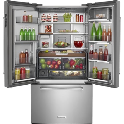 KitchenAid 23.8 cu.ft. Counter-Depth Bottom-Freezer Refrigerator