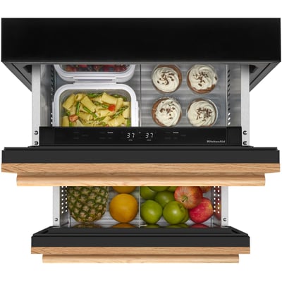 KitchenAid Built-In 24 inch 4.3 cu.ft. Double-Drawer Refrigerator