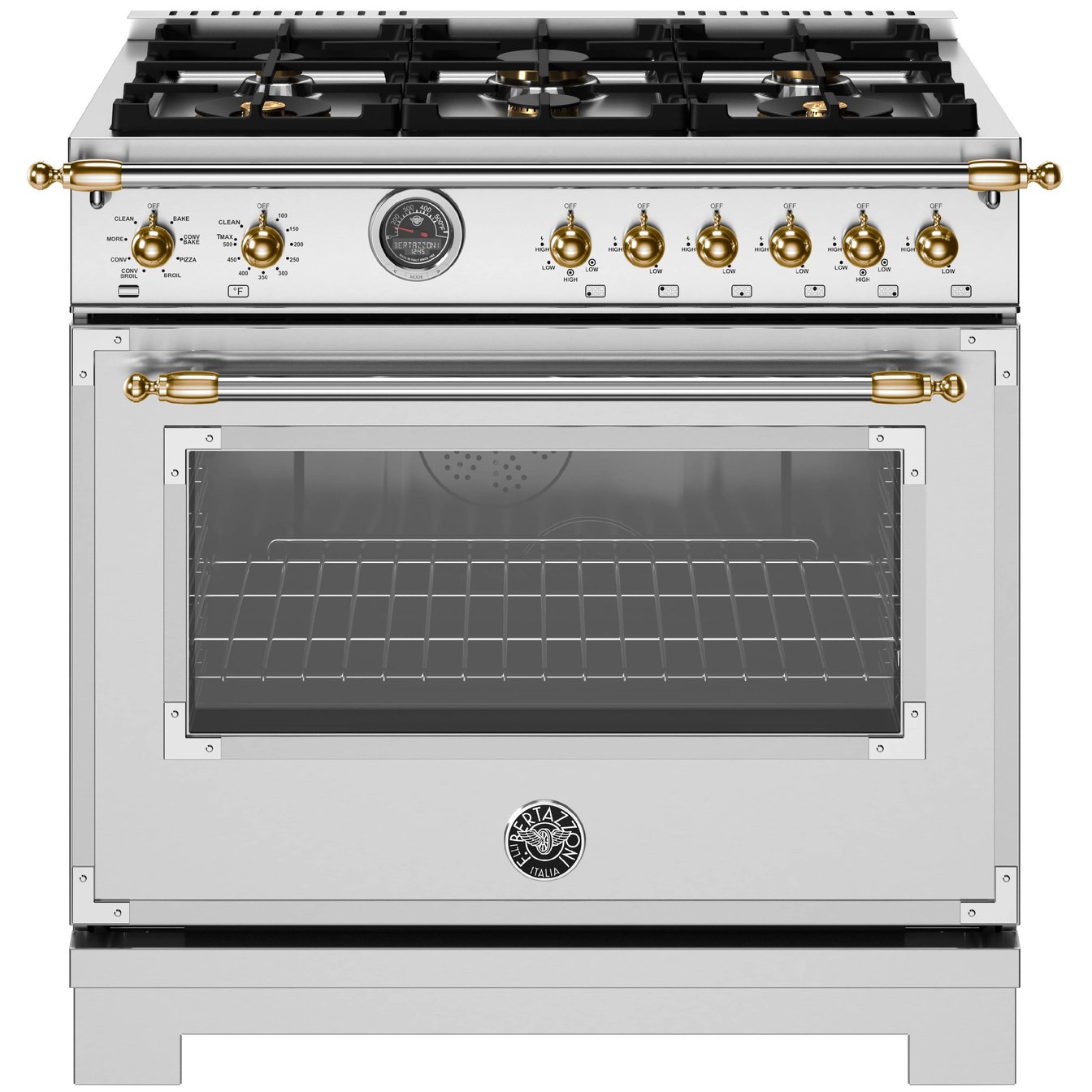 Bertazzoni 36 inch Single Oven Dual Fuel Range