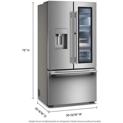 KitchenAid 36 inch Counter-Depth French Door Refrigerator