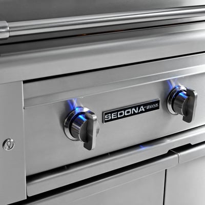 Lynx Sedona Freestanding 3 Burner Natural Gas BBQ Grill with Stainless Steel and ProSear Infrared Burner