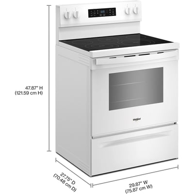 Whirlpool 30 inch Single Oven Electric Range