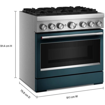 KitchenAid 36 inch Single Oven Dual Fuel Range