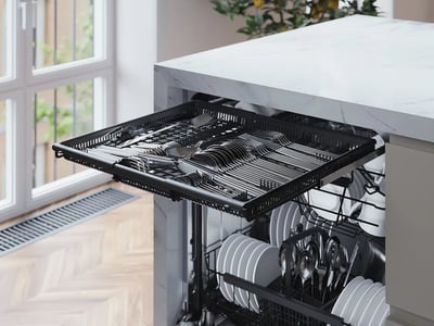 Asko 24 inch 42 dB Dishwasher with Hidden Controls and Third Rack