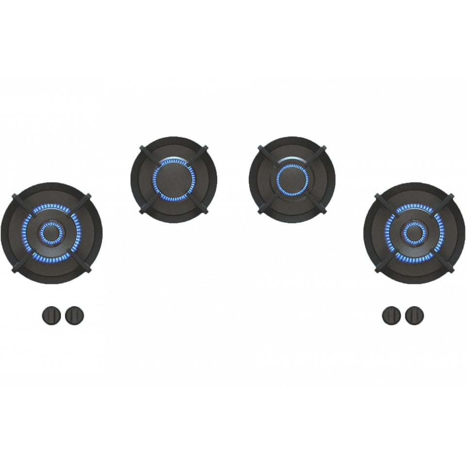 PITT Drum 45 inch 4-Burner Module Gas Cooktop