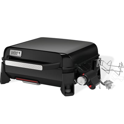 Weber Slate Portable 1 Burner Liquid Propane Tabletop BBQ Griddle