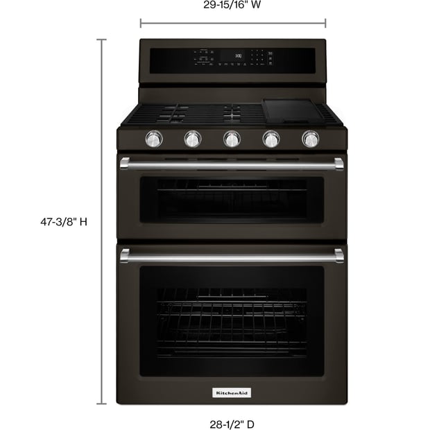 KitchenAid 30 inch Double Oven Gas Range